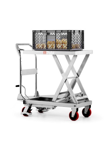 Hubtischwagen INOXX-M aus Edelstahl