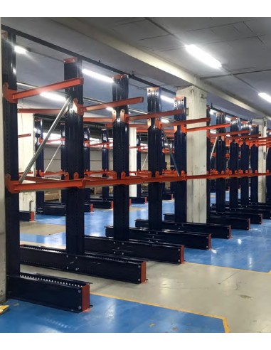 KRAGARMREGAL EINSEITIG GRUNDELEMENT 3m hoch - 80cm armtiefe - 1.1m breit