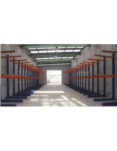 KRAGARMREGAL EINSEITIG GRUNDELEMENT 3m hoch - 80cm armtiefe - 1.1m breit