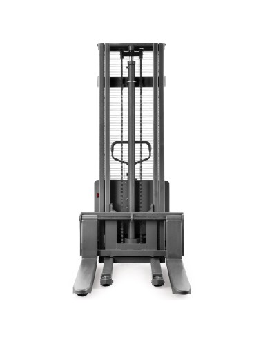 Halbelektrischer Hochhubwagen FLEX-E mit verstellbaren Gabeln