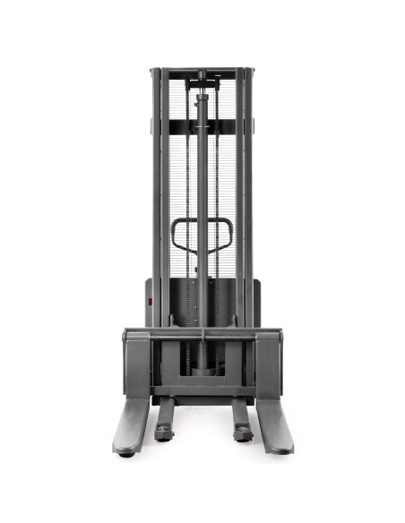 Halbelektrischer Hochhubwagen FLEX-E mit verstellbaren Gabeln