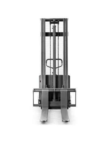 Halbelektrischer Hochhubwagen FLEX-E mit verstellbaren Gabeln