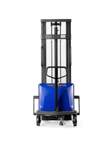 Halbelektrischer Hochhubwagen FLEX-E mit verstellbaren Gabeln