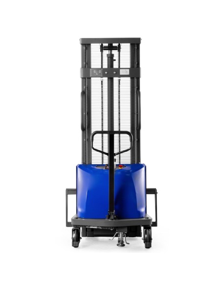 Halbelektrischer Hochhubwagen FLEX-E mit verstellbaren Gabeln