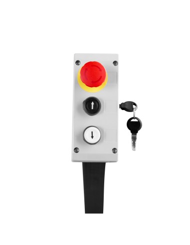 Flacher Scherenhubtisch TABLE-LOW mit Auffahrrampe