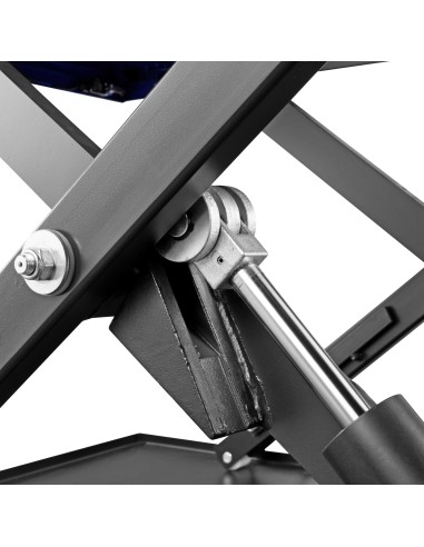 Flacher Scherenhubtisch TABLE-LOW mit Auffahrrampe