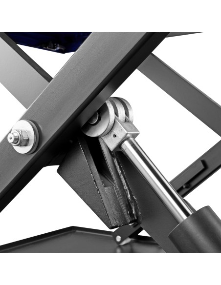 Flacher Scherenhubtisch TABLE-LOW mit Auffahrrampe