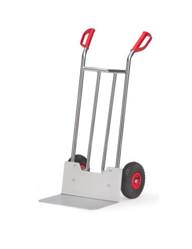 Fetra Alukarren 150 kg, Höhe 1150 mm, breite Schaufel