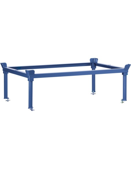 Fetra Aufsetzrahmen für Paletten-Fahrgestelle, Höhe mit Fahrgestell 420 mm ohne 140 mm