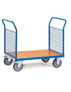 Fetra Doppel-Stirnwandwagen mit Wänden aus Drahtgitter