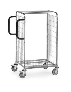 Fetra Drahtgitter-Kommissionierwagen, Höhe 1225 mm