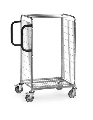 Fetra Drahtgitter-Kommissionierwagen, Höhe 1225 mm