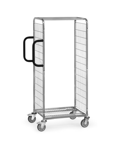 Fetra Drahtgitter-Kommissionierwagen, Höhe 1625 mm