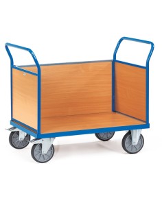 Fetra Dreiwandwagen mit Wänden aus Holz