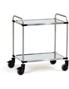 Fetra Edelstahlwagen, Ladefläche 630 x 400 mm