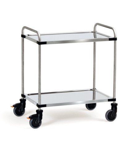 Fetra Edelstahlwagen, Ladefläche 630 x 400 mm