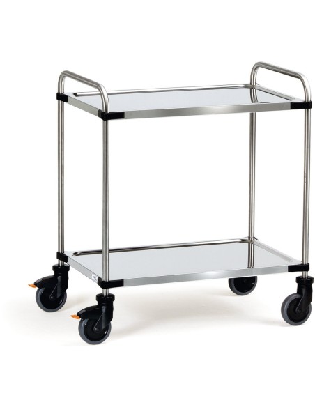 Fetra Edelstahlwagen, Ladefläche 630 x 400 mm