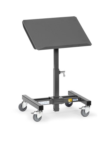 Fetra ESD-Materialständer, höhenverstellbar + neigbar Ladefläche 510 x 410 mm