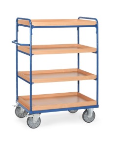 Fetra Etagenwagen mit 4 Kästen, Höhe 1500 mm