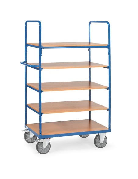 Fetra Etagenwagen mit 5 Böden, Höhe 1800 mm