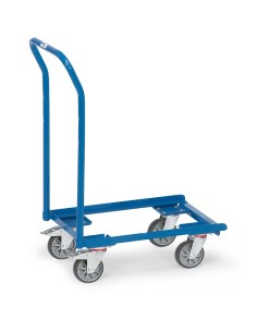 Fetra Eurokastenroller in offener Winkelstahlkonstruktion mit Schiebebügel 2