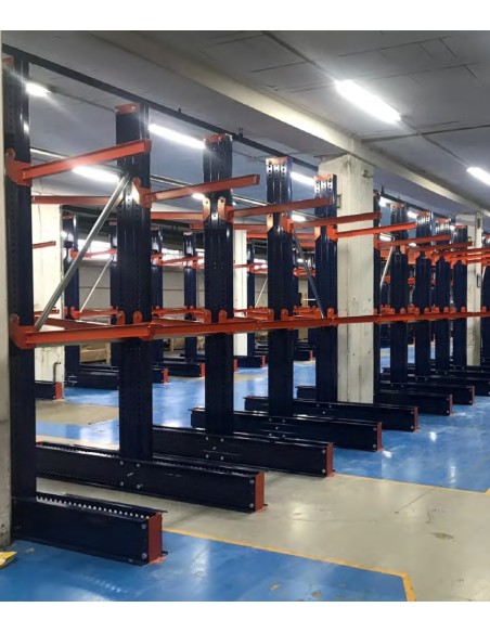 KRAGARMREGAL DOPPELSEITIG ANBAUELEMENT 3m hoch - 80cm armtiefe - 1.1m breit