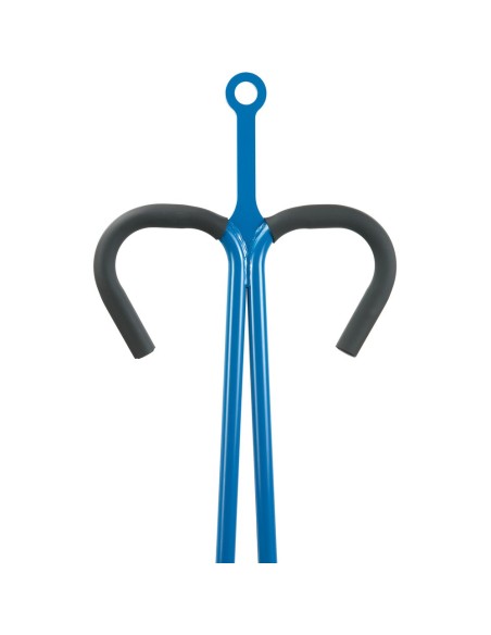 Fetra Handpritschenwagen mit 4 Drahtgitterwänden, 1000 mm hoch, Vollgummibereifung, Zugöse an Deichsel