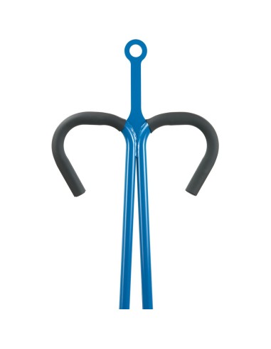 Fetra Handpritschenwagen mit 4 Drahtgitterwänden, 600 mm hoch, Vollgummibereifung, Zugöse an Deichsel