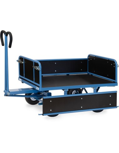 Fetra Handpritschenwagen mit Bordwänden, Luftbereifung