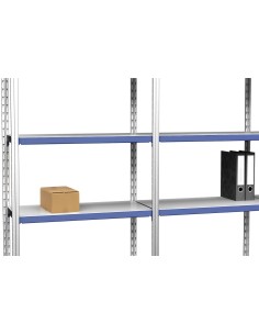 EVOLUTION GRUNDREGAL 2m hoch - 40cm tief - 100cm breit - 5 Ebene, grau 2