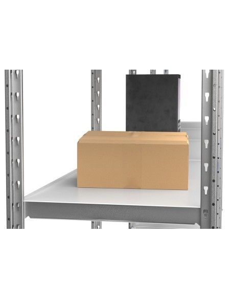 EVOLUTION GRUNDREGAL 2m hoch - 40cm tief - 100cm breit - 5 Ebene, grau