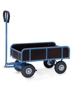 Fetra Handwagen, 2-Achser mit 4 Wänden