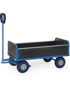 Fetra Handwagen, 2-Achser, mit 2 Stirn- und 2 Einstecklängswänden