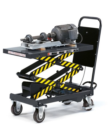 Fetra Hubtischwagen mit Doppel-Schere, Ladefläche 1010 x 520 mm