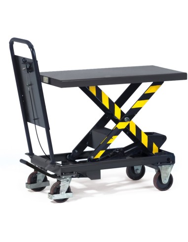 Fetra Hubtischwagen mit Einfach-Schere, 500 bis 1000 kg, 1010 x 520mm