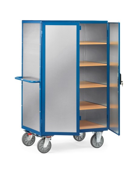 Fetra Kastenwagen 750 kg, Alublech, mit TOTALSTOP, Treibriegelverschluss