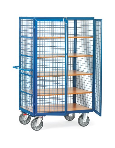 Fetra Kastenwagen 750 kg, mit TOTALSTOP, Doppelflügeltür und Stangenverschluss