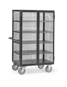 Fetra Kastenwagen 750 kg, mit TOTALSTOP, Doppelflügeltür und Treibriegelverschluss, Grey Edition
