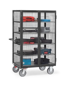 Fetra Kastenwagen 750 kg, mit TOTALSTOP, Doppelflügeltür und Treibriegelverschluss, Grey Edition 2