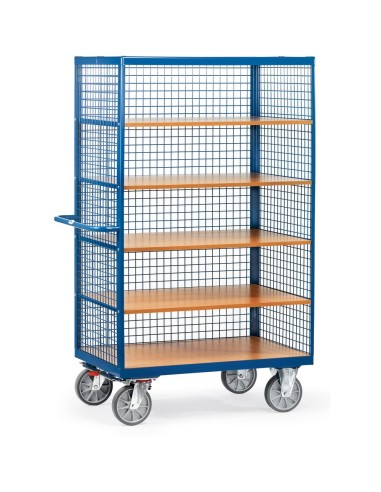 Fetra Kastenwagen 750 kg, mit TOTALSTOP, offen, 1 fester und 4 lose Böden