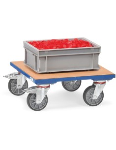 Fetra Kistenroller mit Holz-Plattform 2
