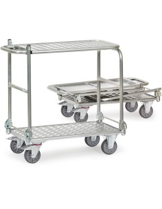 Fetra Klappwagen mit 2 Bügel und klappbarer Tischplattform