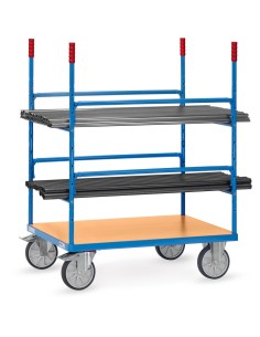 Fetra Materialwagen mit einschraubbaren Auflagen für Langmaterialien 2