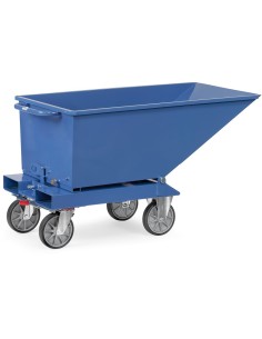 Fetra Muldenkipper, 250 Liter, Tragkraft 750 kg, Blau