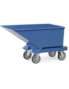 Fetra Muldenkipper, 250 Liter, Tragkraft 750 kg, Blau 2