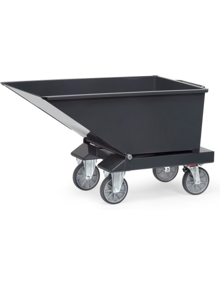 Fetra Muldenkipper, 250 Liter, Tragkraft 750 kg, Grau