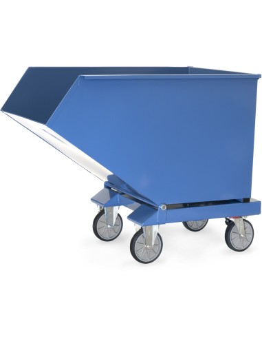 Fetra Muldenkipper, 600 Liter, Tragkraft 750 kg, Blau