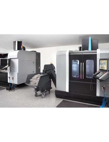 Fetra Muldenkipper, 600 Liter, Tragkraft 750 kg, Grau