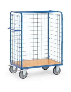Fetra Paketwagen mit Drahtgitterwänden, 1550 mm