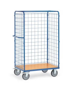 Fetra Paketwagen mit Drahtgitterwänden, 1800 mm